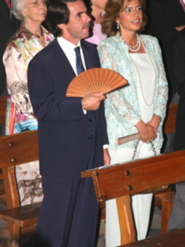 Aznar y Ana Botella de boda