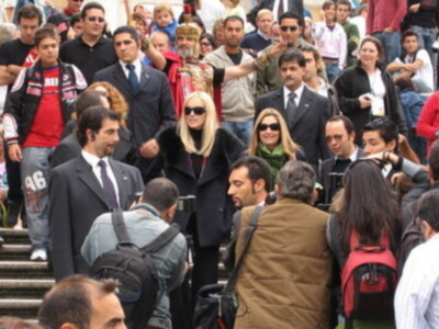 Sharon Stone en Roma , fotografiada por los sevillanos Salazar-Bajuelo