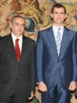 José Luis Sáez, en nombre de la FEB, felicita a S.A.R. el Príncipe Felipe en su 40 cumpleaños