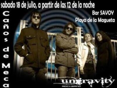 Concierto de Ungravity el próximo sábado 18 de julio