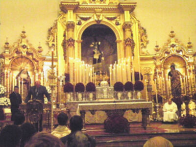 Galería del Quinario del Gran poder en su Basílica de la Plaza de San Lorenzo