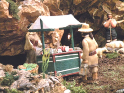 El Hogar Canario, instalo su Belén, un año mas en Sevilla