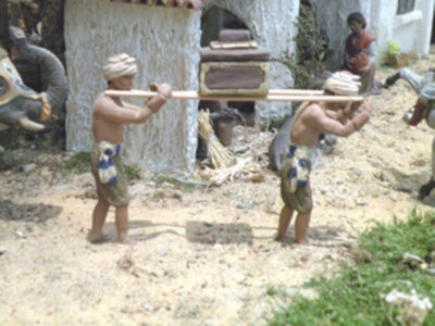 Galería del Belén del Colegio de Farmacéutico de Sevilla
