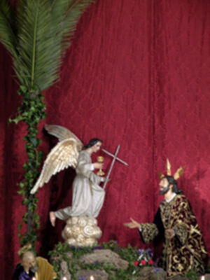 Galería del Altar y Solemne Quinario en honor de Ntro. Sr Jesucristo Orando en el Huerto de la Hermandad de Monte-Sión