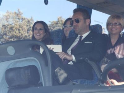 Rocío Carrasco con Fidel Albiac, espectacular en la boda de su prima Rosario