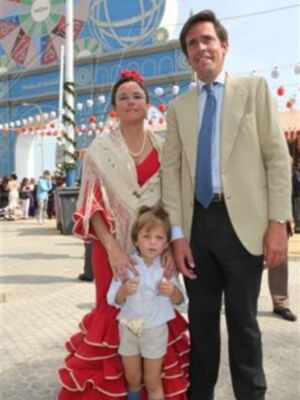 Muchas caras conocidas en la feria de Sevilla 