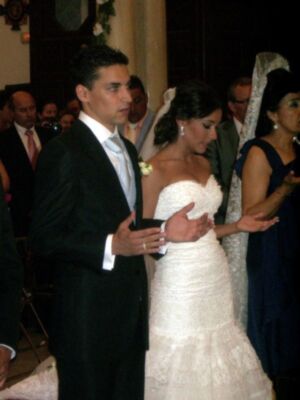 Boda futbolística en Sevilla 