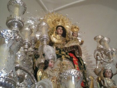 La Patrona de Carrión se trasladó a la Parroquia‏