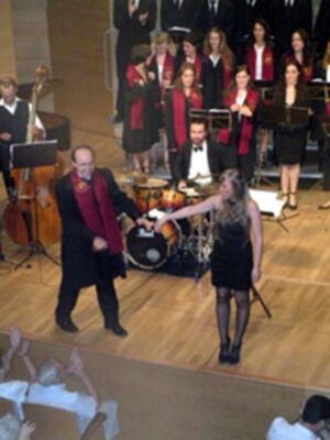 Musical góspel del coro de la Universidad de Sevilla, en Cajasol