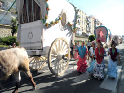 La Hermandad del Rocío de Triana, devuelta por la calle Real de Castilleja