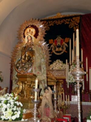 Altar y cultos en la capilla del Carmen de Calatrava (Sevilla)&#8207;