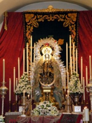 Altar y cultos en la capilla del Carmen de Calatrava (Sevilla)&#8207;