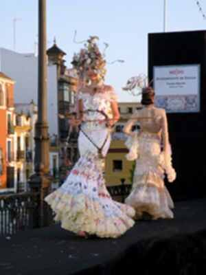 Moda sobre puente de Triana