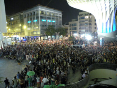 Sevilla se suma a la manifestación global de los indignados