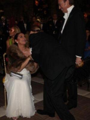 Fiesta de gala y mascaras en los Reales Alcázares de Sevilla  