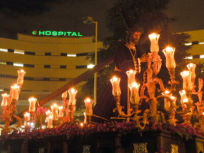 El Nazareno de la Bondad visito el Hospital de la Macarena