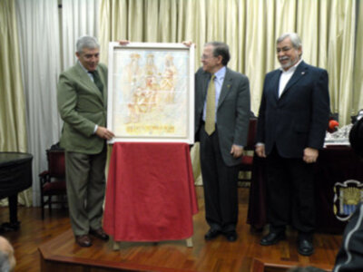 El Ateneo de Sevilla presento el cartel de la cabalgata de Reyes Magos 2012.