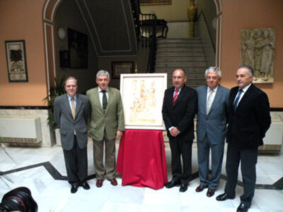 El Ateneo de Sevilla presento el cartel de la cabalgata de Reyes Magos 2012.
