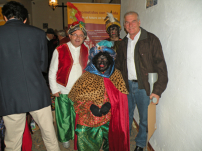 Los Reyes Magos del Belén de la Solidaridad.