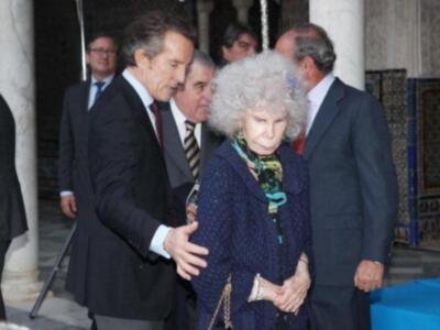 Los duques de Alba asisten al pregón del costalero que dio Rafael Peralta