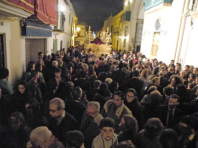 Bendición  del nuevo paso y Vía-crucis del Stmo. Cristo de la Vera-cruz de Alcalá del Rio (Sevilla)