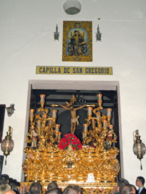Bendición  del nuevo paso y Vía-crucis del Stmo. Cristo de la Vera-cruz de Alcalá del Rio (Sevilla)