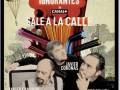 Poster for '¡Ilustres Ignorantes de Canal+', featuring three men with a humorous and surreal design.