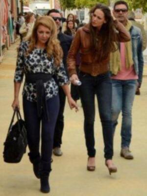 Eva González se va de feria con los Morancos