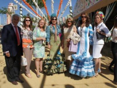 José Joaquín Gallardo disfrutan de la feria