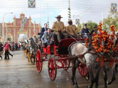Numerosos personajes conocidos en Feria de Sevilla 2012