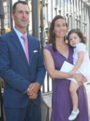 Bautizo de Manuela, nieta de Carmen Tello