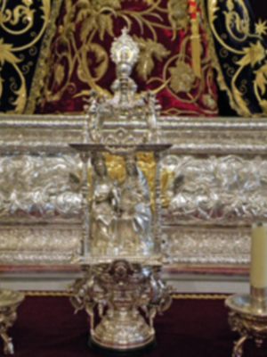 Provincia.Museo de los enseres de la Hermandad de Jesús Nazareno en la Iglesia Parroquial de Alcalá del Río.