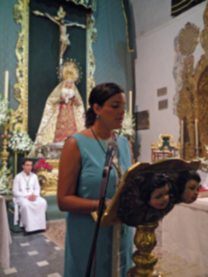 Provincia. Antonio Rendón.Solemne Función conmemorativa del XLI  Aniversario de la Coronación Canoníca de la Virgen de las Angustias de Alcalá del Río.