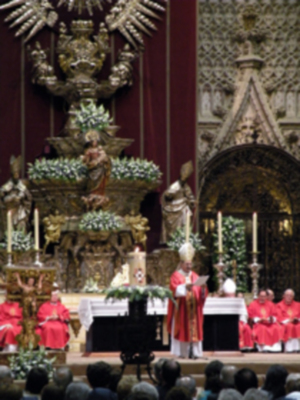 Sevilla.Apertura del año de la fe, presidida por el arzobispo Juan José Asenjo  en la Catedral Hispalense.