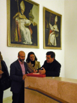 Sevilla. Presentación del libro de Ángel Sánchez Solís El Sacramento de la Penitencia en el Seminario Metropolitano de Sevilla.