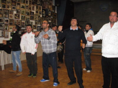  La chirigota Los que no se hartan de Chopper  confían en hacer un papel digno en el concurso del Gran Teatro Falla de Cádiz.-(Chipiona)