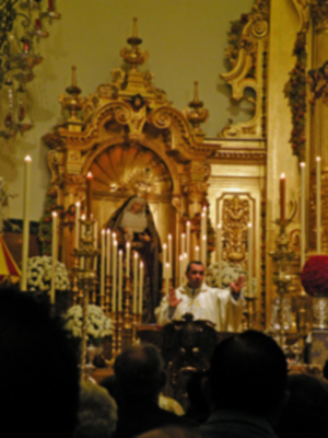Sevilla. Cultos de Quinario en honor al Gran Poder de Sevilla.