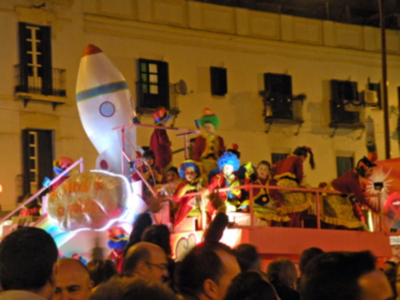 Sevilla. Cabalgata de Reyes Magos de Triana 2013.