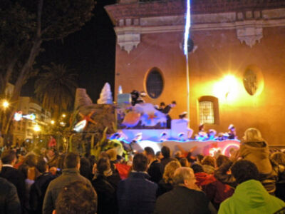 Sevilla. Cabalgata de Reyes Magos de Triana 2013.