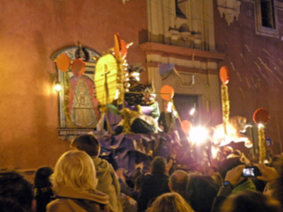 Sevilla. Cabalgata de Reyes Magos de Triana 2013.
