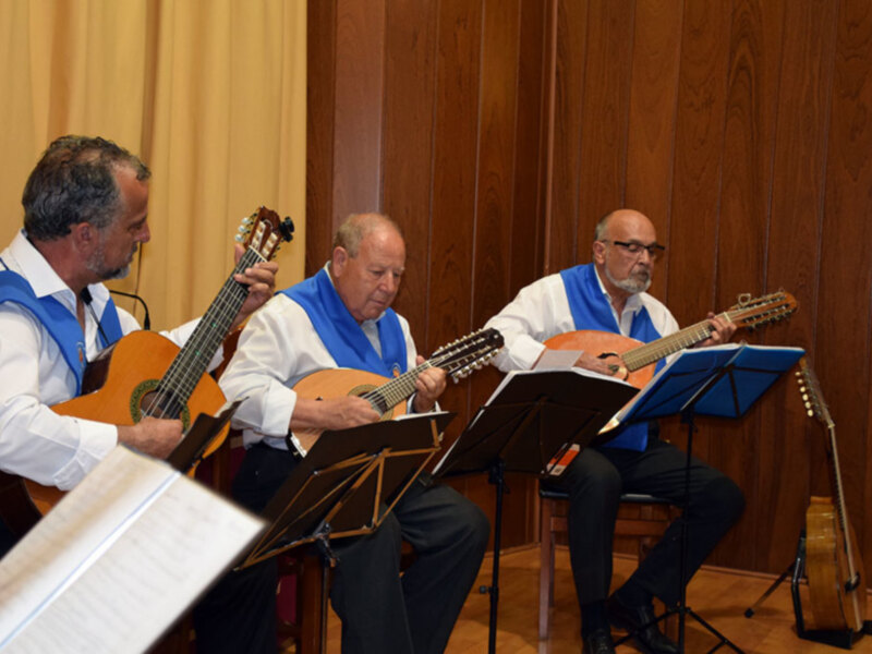 El concierto de la Agrupación musical en clave de Púa 1, participó en el curso de Temas Sevillanos.