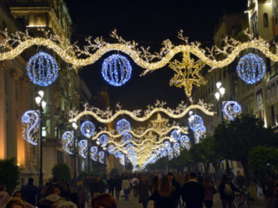 Sevilla da la bienvenida al alumbrado de la Navidad. 2018
