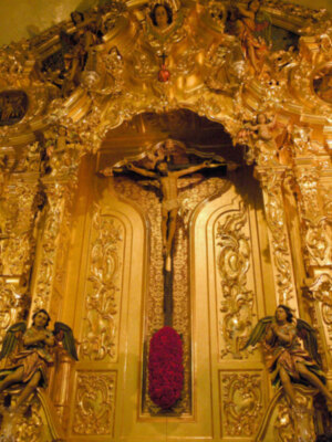 El sábado  de pasión se retransmitió por streaming el Viacrucis del Stmo. Cristo de la Vera-cruz de Alcalá del Río.