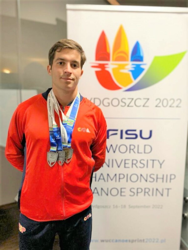Campeón del Campeonato Mundial de Canotaje Universitario FISU 2022