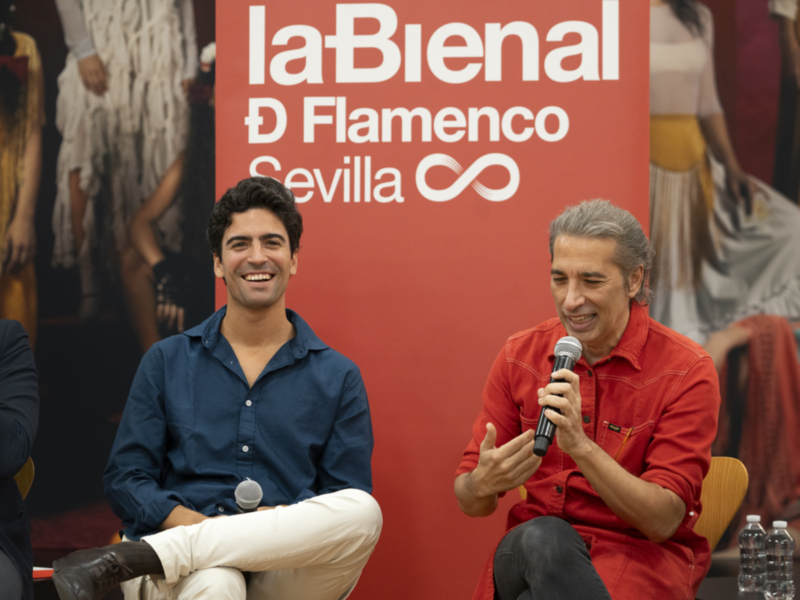 Conversación en el marco de la Bienal de Flamenco de Sevilla.