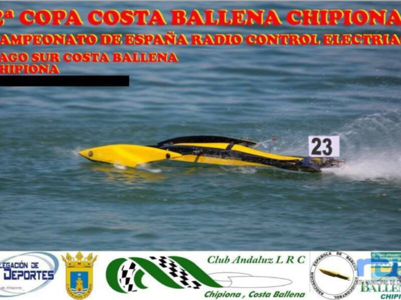 2ª Copa Costa Ballena Chipiona, Campeonato de España Radio Control Electrías. Lago Sur Costa Ballena, Chipiona. Organizado por la Delegación de Deportes y Club Andaluz LRC.