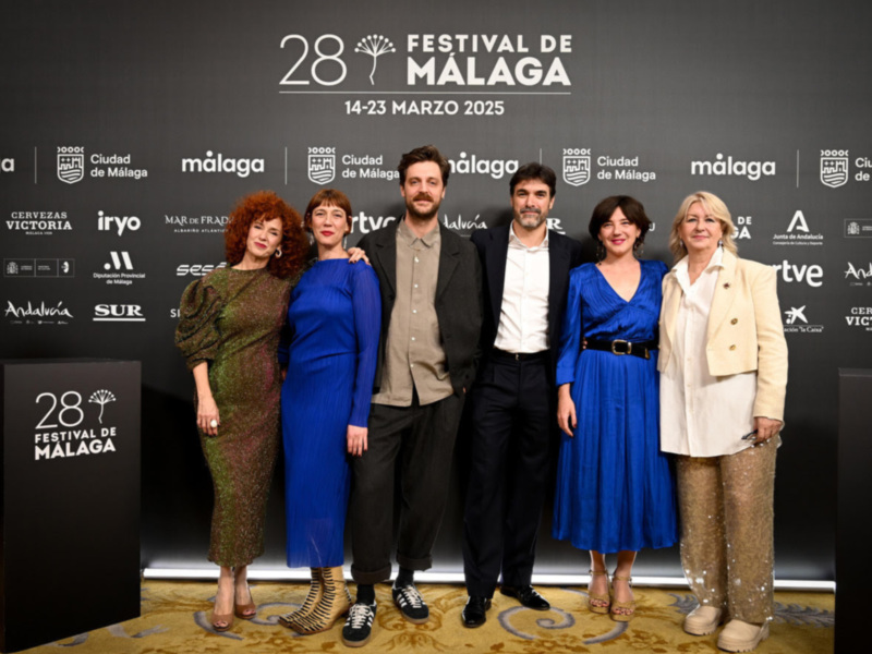 Participantes del Festival de Málaga 2025 en una foto de grupo.
