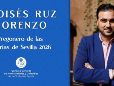 La Sección de Gloria del Consejo General de Hermandades y Cofradías ha designado al periodista y comunicador Moisés Ruz como pregonero