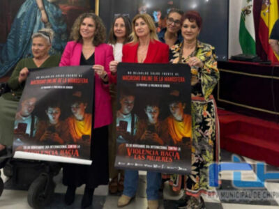 Isabel María Fernández participa en una reunión de Diputación en la que se planteaba la campaña del día mundial contra la violencia hacia las mujeres