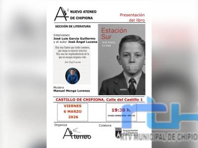 El Castillo de Chipiona acoge el viernes 6 de marzo la presentación de ‘Estación Sur’, la nueva novela de José Ángel Lucena